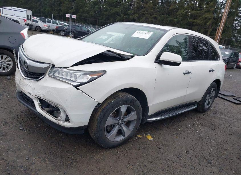 Photo 2 of 2016 Acura Mdx ACURAWATCH PLUS PACKAGE (VIN 5FRYD4H21GB047262)