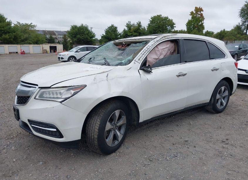 Photo 2 of 2014 Acura Mdx (VIN 5FRYD4H23EB027897)