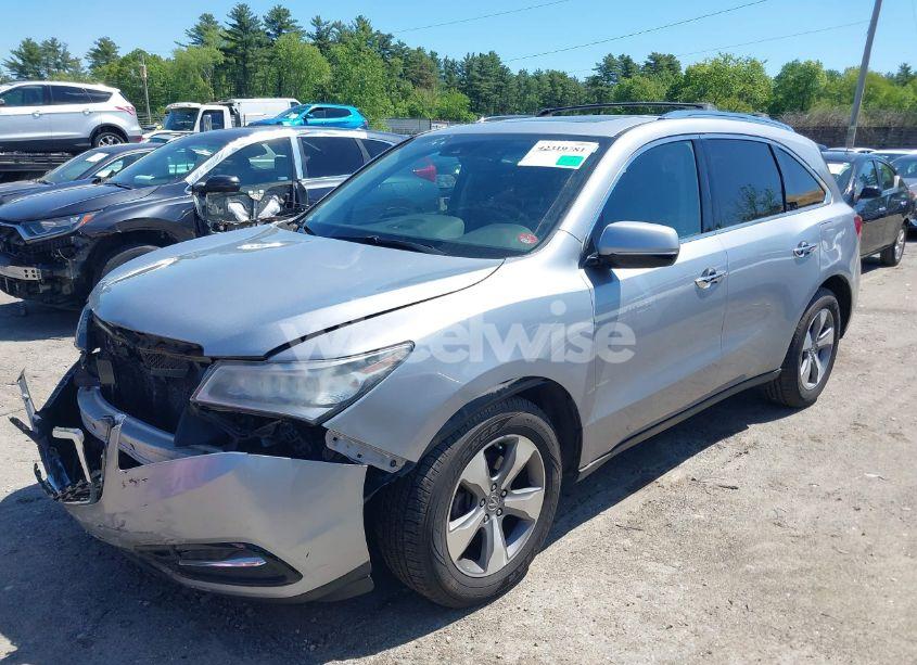 Photo 2 of 2016 Acura Mdx ACURAWATCH PLUS PACKAGE (VIN 5FRYD4H23GB010312)