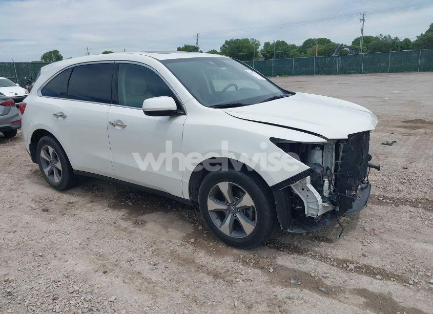 2016 Acura Mdx ACURAWATCH PLUS PACKAGE (VIN 5FRYD4H23GB047263) main photo
