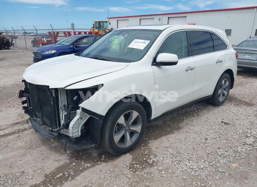 Photo 2 of 2016 Acura Mdx ACURAWATCH PLUS PACKAGE (VIN 5FRYD4H23GB047263)