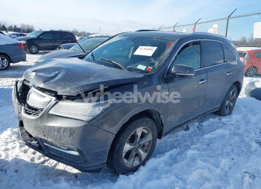 Photo 2 of 2014 Acura Mdx (VIN 5FRYD4H24EB007304)