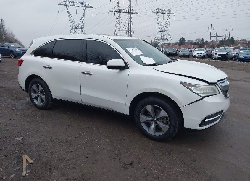 2016 Acura Mdx ACURAWATCH PLUS PACKAGE (VIN 5FRYD4H24GB014613) main photo