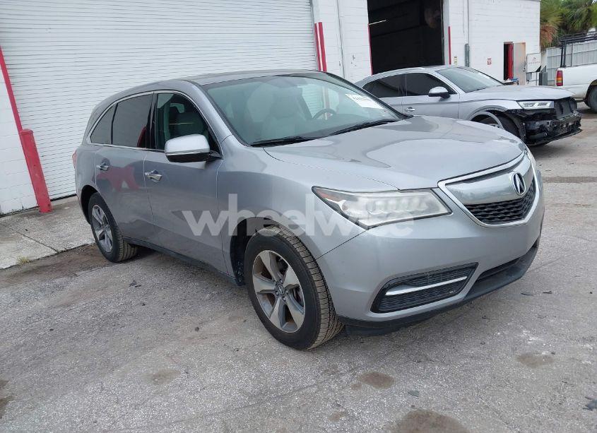 2016 Acura Mdx ACURAWATCH PLUS PACKAGE (VIN 5FRYD4H24GB019665) main photo