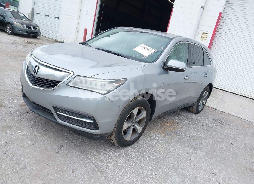Photo 2 of 2016 Acura Mdx ACURAWATCH PLUS PACKAGE (VIN 5FRYD4H24GB019665)