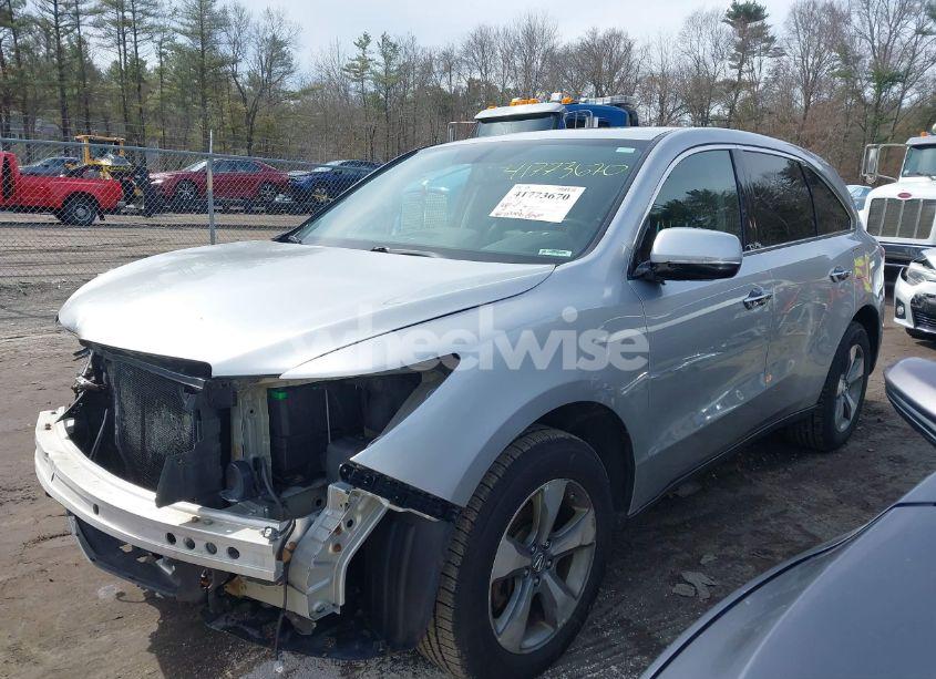 Photo 2 of 2014 Acura Mdx (VIN 5FRYD4H25EB015413)
