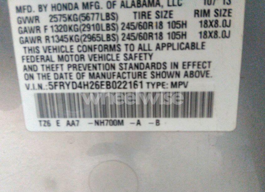 Photo 9 of 2014 Acura Mdx (VIN 5FRYD4H26EB022161)