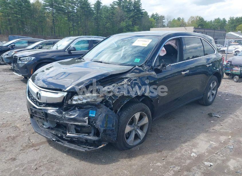 Photo 2 of 2014 Acura Mdx (VIN 5FRYD4H26EB026811)