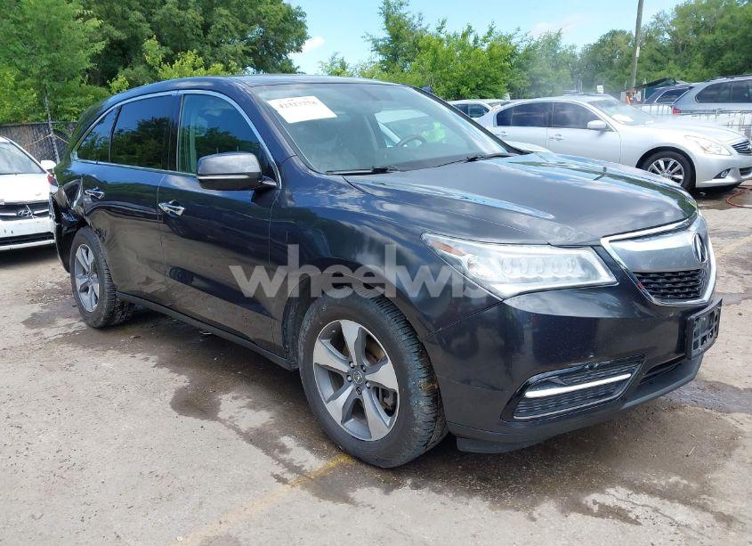 2016 Acura Mdx ACURAWATCH PLUS PACKAGE (VIN 5FRYD4H26GB058063) main photo