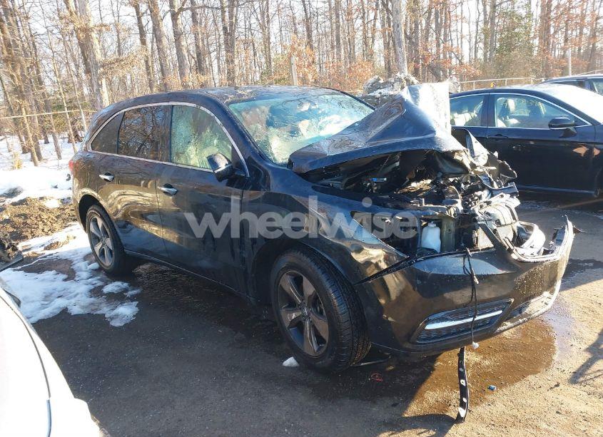 2014 Acura Mdx (VIN 5FRYD4H27EB003828) main photo
