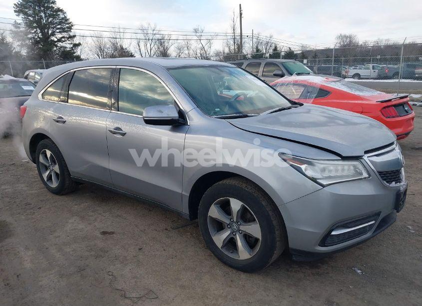 2016 Acura Mdx ACURAWATCH PLUS PACKAGE (VIN 5FRYD4H28GB035495) main photo