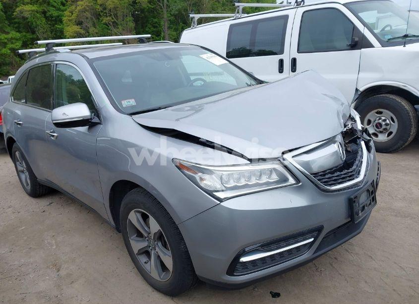2016 Acura Mdx ACURAWATCH PLUS PACKAGE (VIN 5FRYD4H28GB046089) main photo