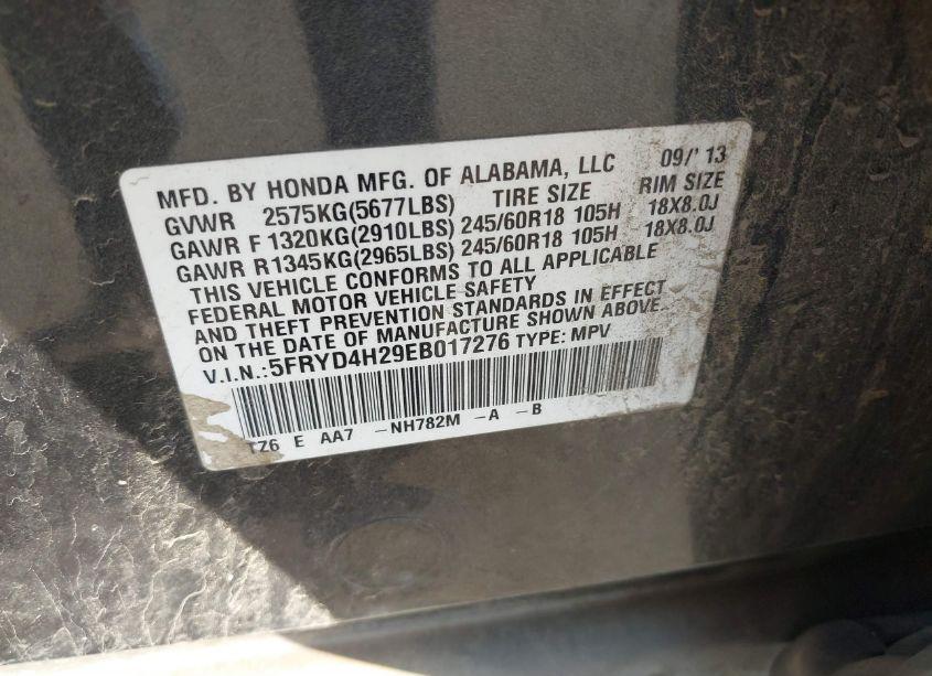 Photo 9 of 2014 Acura Mdx (VIN 5FRYD4H29EB017276)