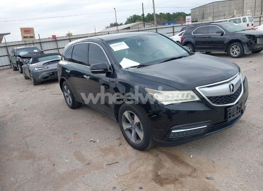 2016 Acura Mdx ACURAWATCH PLUS PACKAGE (VIN 5FRYD4H29GB043640) main photo