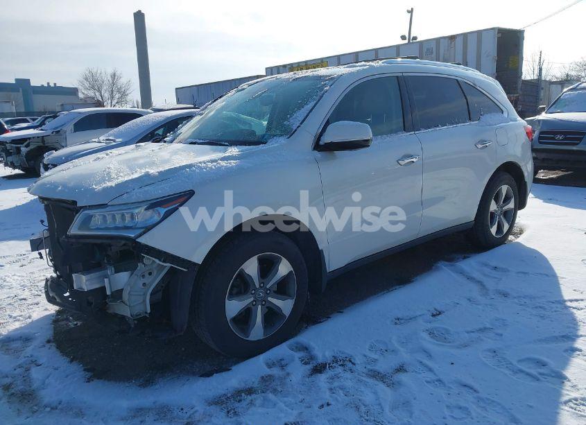 Photo 2 of 2014 Acura Mdx (VIN 5FRYD4H2XEB013348)