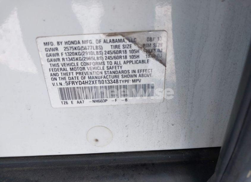 Photo 9 of 2014 Acura Mdx (VIN 5FRYD4H2XEB013348)