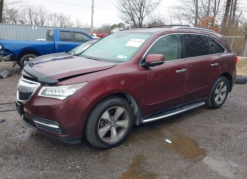 Photo 2 of 2014 Acura Mdx (VIN 5FRYD4H2XEB031431)