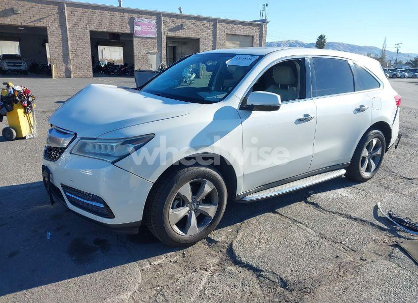 Photo 2 of 2015 Acura Mdx N/A (VIN 5FRYD4H2XFB005042)