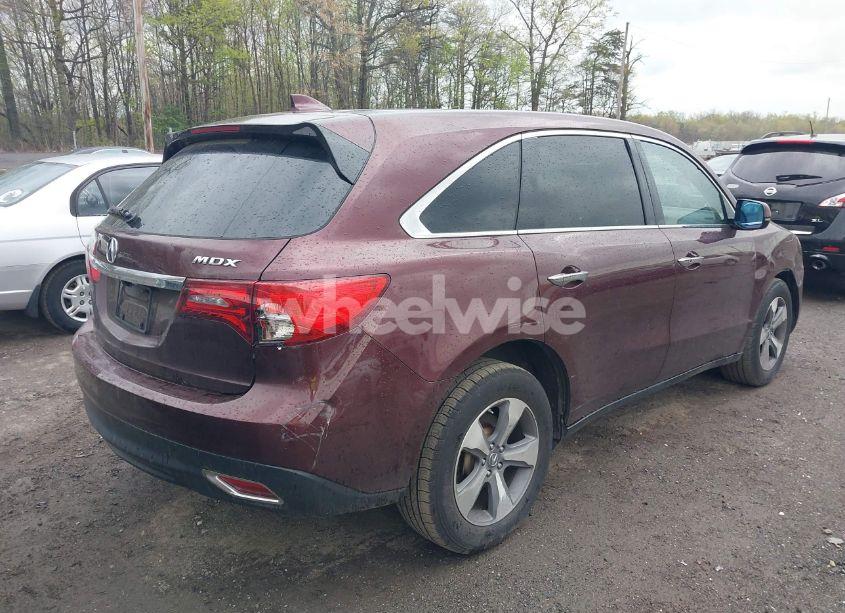 Photo 4 of 2016 Acura Mdx ACURAWATCH PLUS PACKAGE (VIN 5FRYD4H2XGB037376)