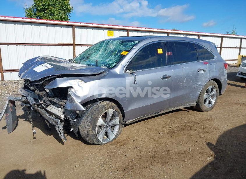 Photo 2 of 2016 Acura Mdx ACURAWATCH PLUS PACKAGE (VIN 5FRYD4H2XGB042125)