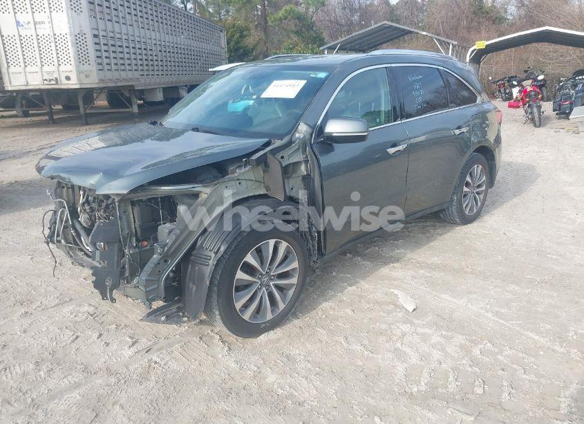 Photo 2 of 2014 Acura Mdx TECHNOLOGY PACKAGE (VIN 5FRYD4H40EB032623)