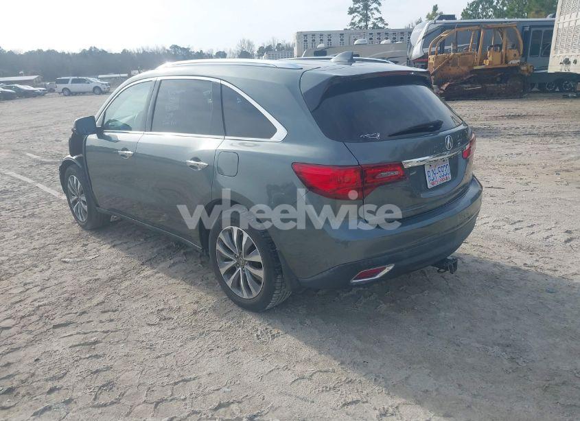 Photo 3 of 2014 Acura Mdx TECHNOLOGY PACKAGE (VIN 5FRYD4H40EB032623)