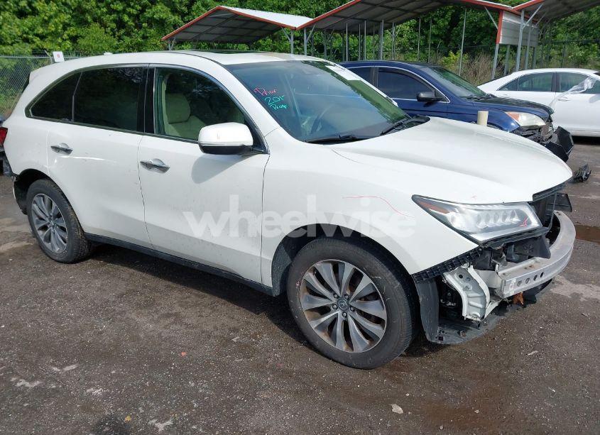 2014 Acura Mdx TECH PKG (VIN 5FRYD4H40EB045338) main photo