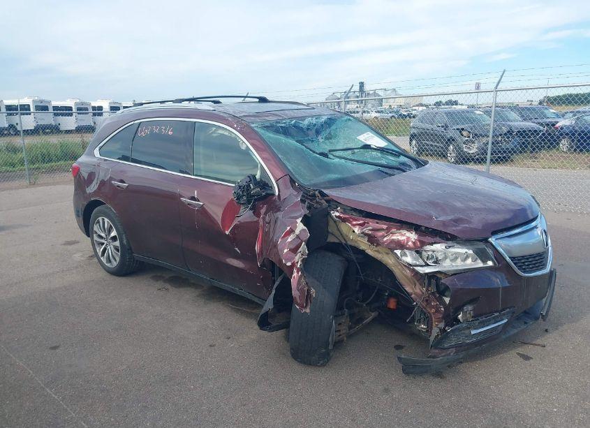 2014 Acura Mdx TECHNOLOGY PACKAGE (VIN 5FRYD4H41EB003504) main photo