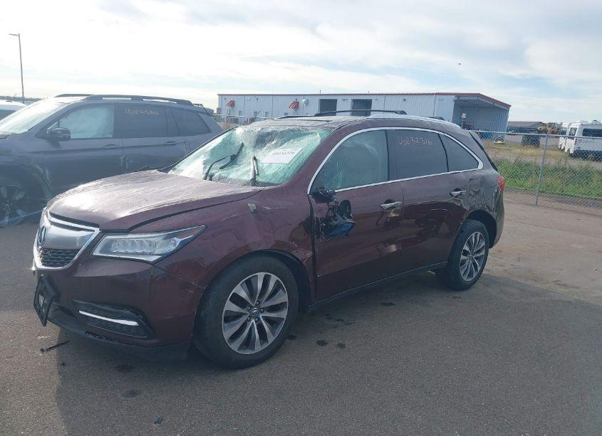 Photo 2 of 2014 Acura Mdx TECHNOLOGY PACKAGE (VIN 5FRYD4H41EB003504)