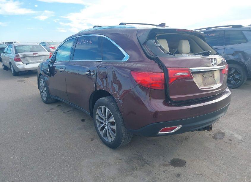 Photo 3 of 2014 Acura Mdx TECHNOLOGY PACKAGE (VIN 5FRYD4H41EB003504)
