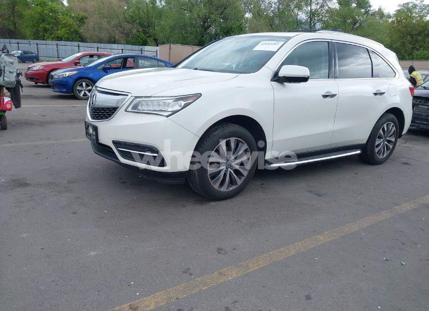 Photo 2 of 2014 Acura Mdx TECHNOLOGY PACKAGE (VIN 5FRYD4H41EB015622)