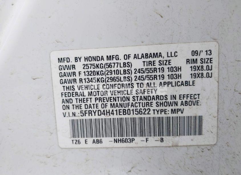 Photo 9 of 2014 Acura Mdx TECHNOLOGY PACKAGE (VIN 5FRYD4H41EB015622)