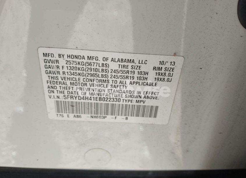Photo 9 of 2014 Acura Mdx TECHNOLOGY PACKAGE (VIN 5FRYD4H41EB022330)