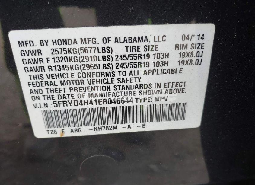 Photo 9 of 2014 Acura Mdx TECHNOLOGY PACKAGE (VIN 5FRYD4H41EB046644)