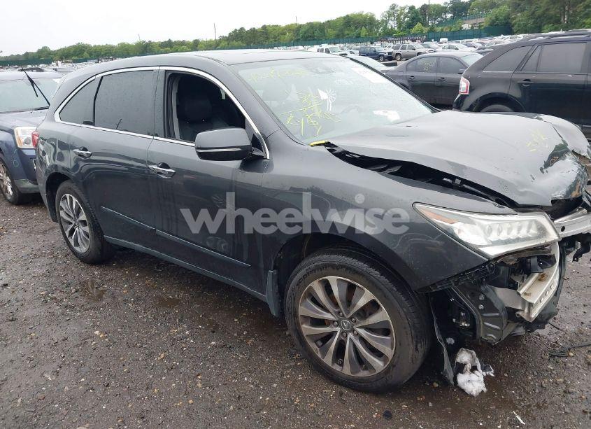 2016 Acura Mdx TECHNOLOGY ACURAWATCH PLUS PACKAGES/TECHNOLOGY PACKAGE (VIN 5FRYD4H41GB040524) main photo