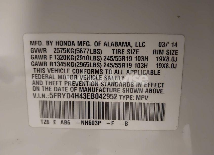 Photo 9 of 2014 Acura Mdx TECHNOLOGY PACKAGE (VIN 5FRYD4H43EB042952)