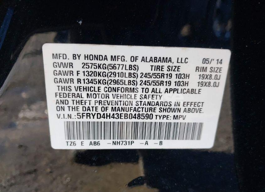 Photo 9 of 2014 Acura Mdx TECHNOLOGY PACKAGE (VIN 5FRYD4H43EB048590)