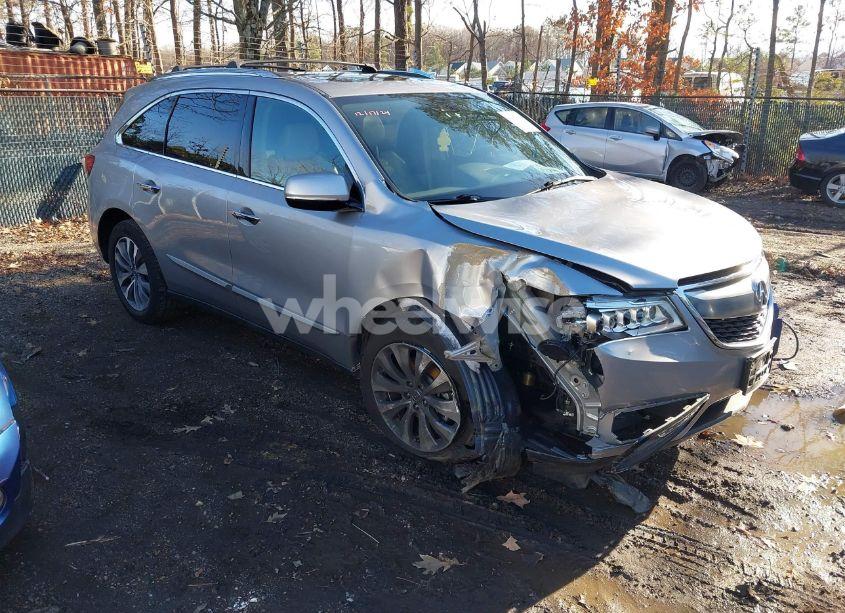 2016 Acura Mdx TECHNOLOGY ACURAWATCH PLUS PACKAGES/TECHNOLOGY PACKAGE (VIN 5FRYD4H43GB007170) main photo