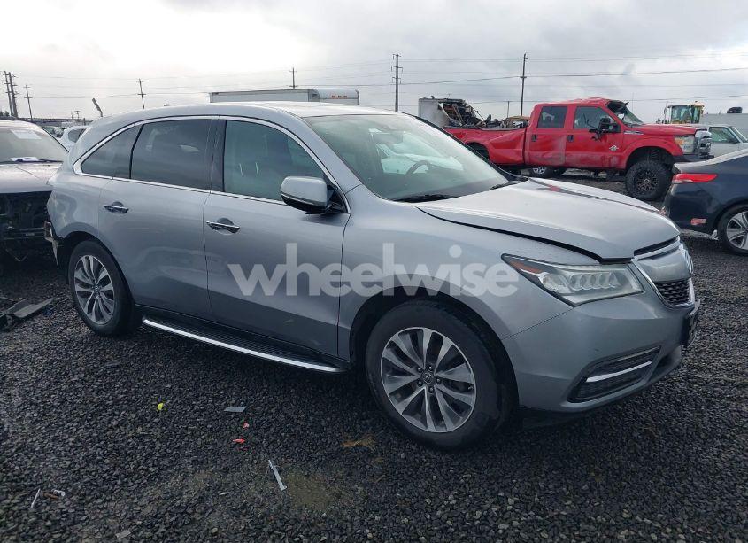 2016 Acura Mdx TECHNOLOGY ACURAWATCH PLUS PACKAGES/TECHNOLOGY PACKAGE (VIN 5FRYD4H43GB062198) main photo