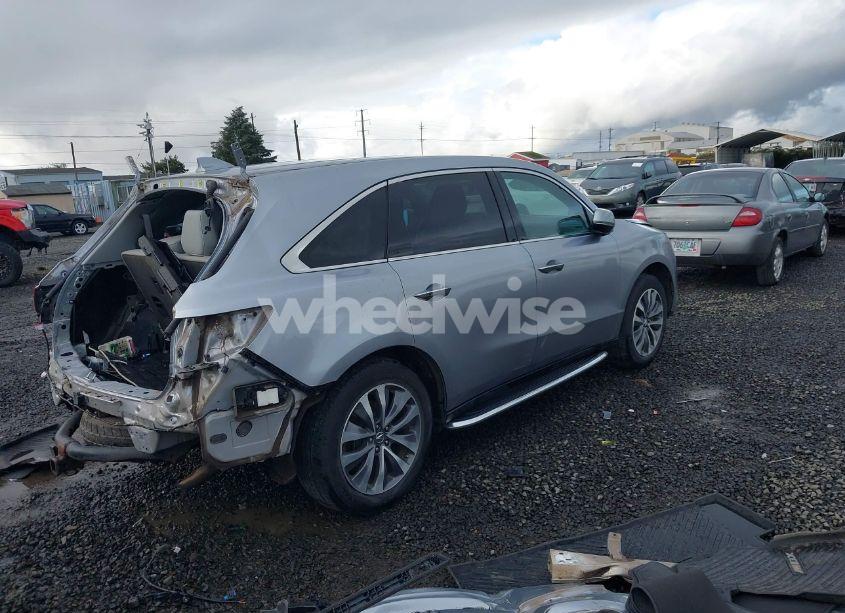 Photo 4 of 2016 Acura Mdx TECHNOLOGY ACURAWATCH PLUS PACKAGES/TECHNOLOGY PACKAGE (VIN 5FRYD4H43GB062198)