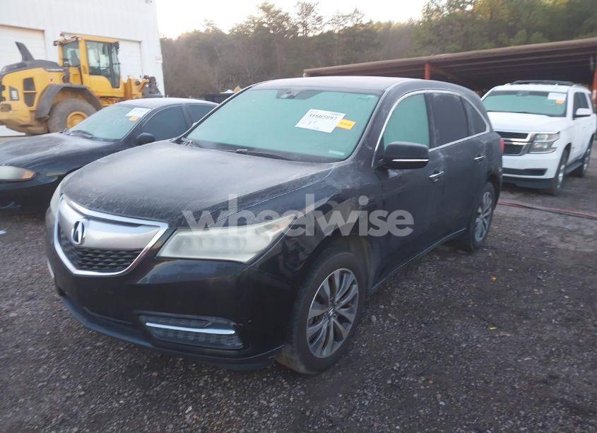Photo 2 of 2014 Acura Mdx TECHNOLOGY PACKAGE (VIN 5FRYD4H44EB015291)