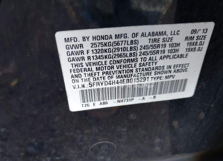 Photo 9 of 2014 Acura Mdx TECHNOLOGY PACKAGE (VIN 5FRYD4H44EB015291)