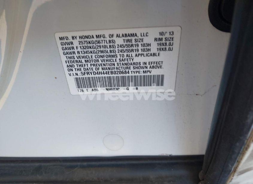 Photo 9 of 2014 Acura Mdx TECHNOLOGY PACKAGE (VIN 5FRYD4H44EB020684)