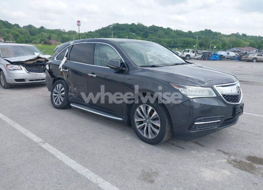 2014 Acura Mdx TECH PKG (VIN 5FRYD4H44EB043446) main photo