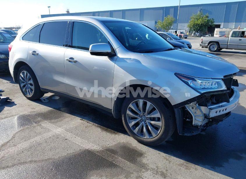 2015 Acura Mdx TECHNOLOGY PACKAGE (VIN 5FRYD4H44FB001537) main photo