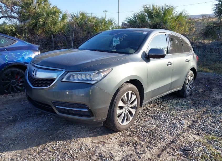 Photo 2 of 2016 Acura Mdx TECHNOLOGY ACURAWATCH PLUS PACKAGES/TECHNOLOGY PACKAGE (VIN 5FRYD4H44GB033003)