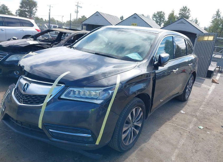Photo 2 of 2014 Acura Mdx TECHNOLOGY PACKAGE (VIN 5FRYD4H45EB007104)