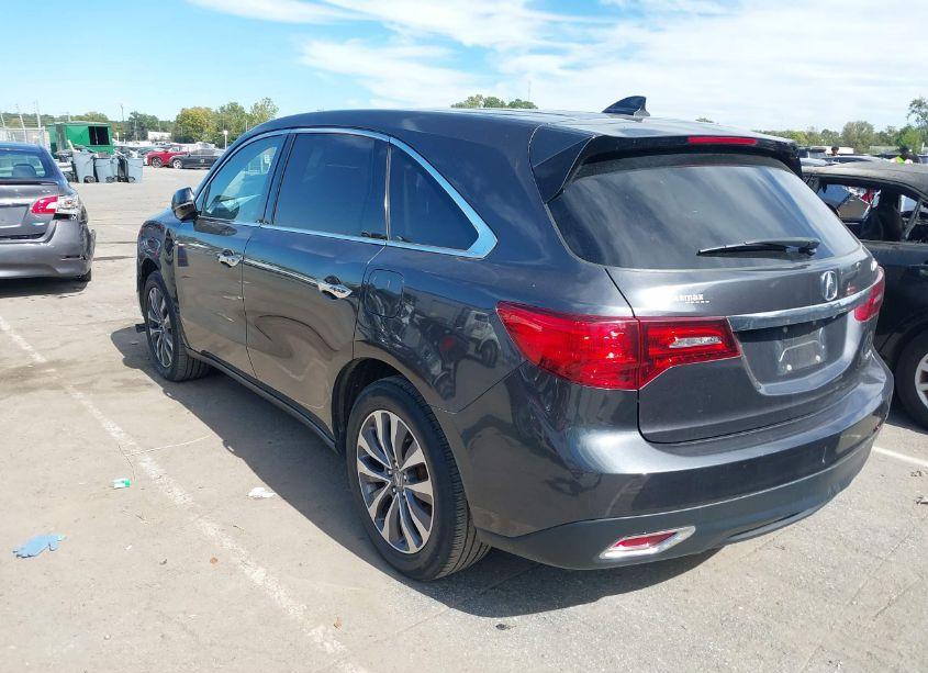 Photo 3 of 2014 Acura Mdx TECHNOLOGY PACKAGE (VIN 5FRYD4H45EB007104)