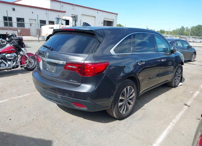 Photo 4 of 2014 Acura Mdx TECHNOLOGY PACKAGE (VIN 5FRYD4H45EB007104)