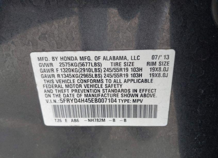 Photo 9 of 2014 Acura Mdx TECHNOLOGY PACKAGE (VIN 5FRYD4H45EB007104)